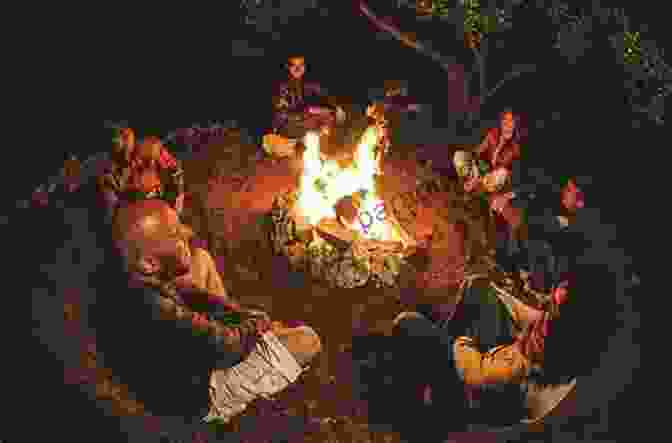 A Group Of People Gathered Around A Campfire, Sharing Stories And Experiences Psychonavigation: Techniques For Travel Beyond Time