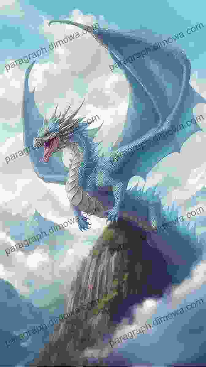 A Majestic Dragon Soars High Above The Clouds, Its Wings Outstretched And Scales Glistening In The Sunlight. Dragons Tea Other Tails J P Sullivan