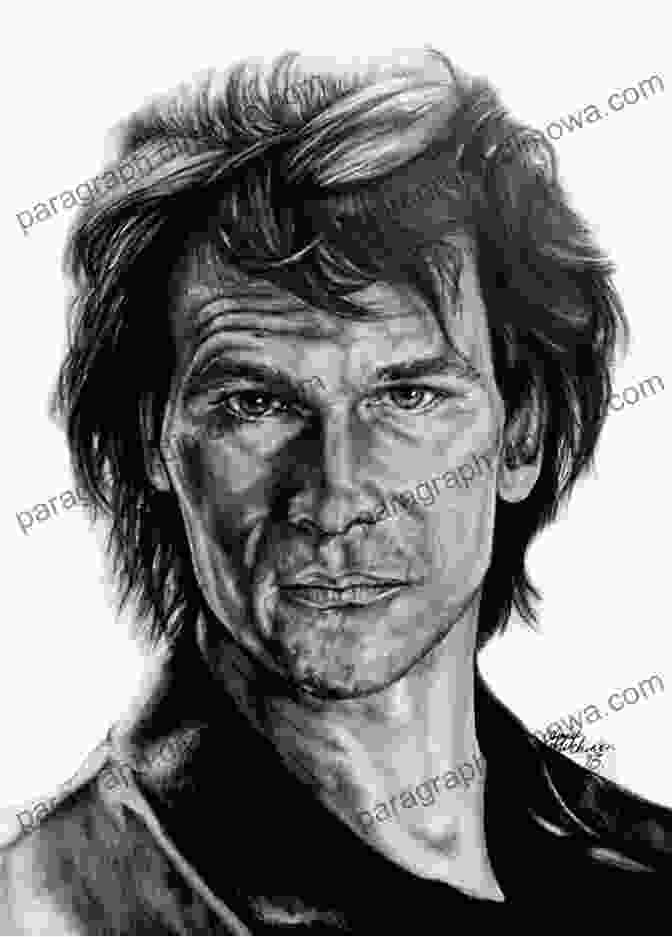 Book Cover Of 'Forever Completely Patrick' Featuring A Black And White Portrait Of Patrick Swayze Forever Completely J J Patrick