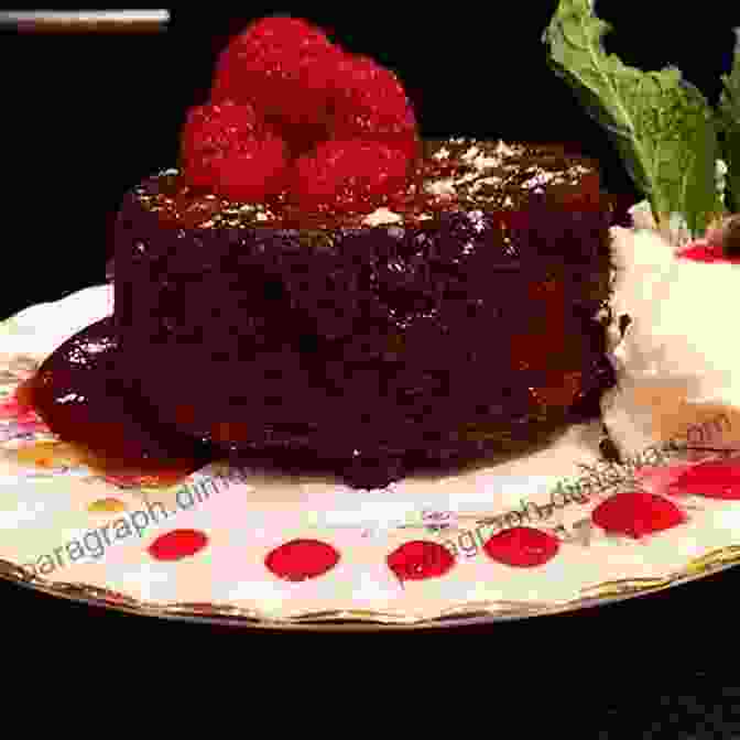 Dessert: Chocolate Lava Cake With Raspberry Coulis Fuelin Around J K Kelly