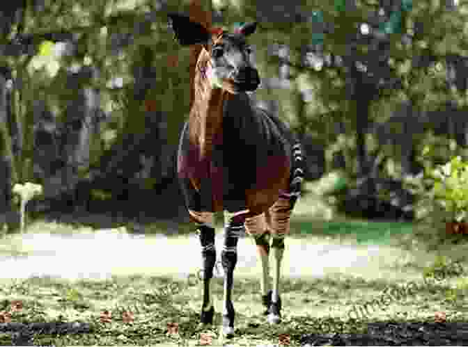 Okapi Standing In The Lush African Rainforest The Impossible Five: South Africa S Most Elusive Mammals