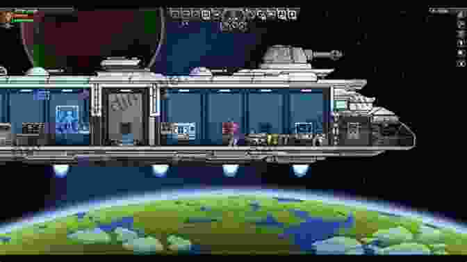 Starbound Weil Space Battle, Featuring The Starship Weil Engaging In Combat Starbound J L Weil