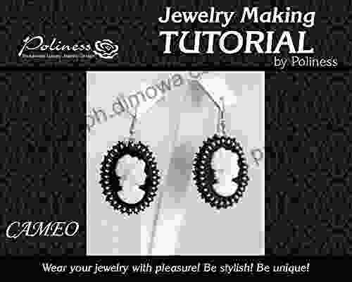 DIY Jewelry Making Tutorial Cameo Earrings Practical Step By Step Guide On How To Make Handmade Embroidered Jewellery